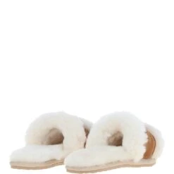 Ladies Sheepskin Sliders Tan: Sophie -Luxe Style Central fenland ladies sheepskin sliders tan sophie p6586 24056 image