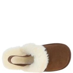 Real Sheepskin Wool Mule Slippers Chestnut: Elena -Luxe Style Central fenland real sheepskin wool mule slippers chestnut elena p8012 28521 image