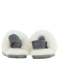 Real Sheepskin Wool Mule Slippers Grey: Elena -Luxe Style Central fenland real sheepskin wool mule slippers grey elena p8013 28529 image