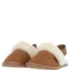 Real Sheepskin Wool Mule Slippers Tan: Elena
