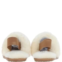 Real Sheepskin Wool Mule Slippers Tan: Elena -Luxe Style Central fenland real sheepskin wool mule slippers tan elena p8014 28535 image