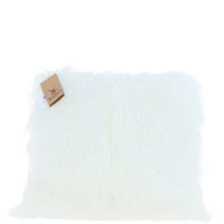 Sheepskin Cushion Bleached: FF-Tibetan