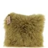 Sheepskin Cushion Straw Yellow: FF-Tibetan -Luxe Style Central fenland sheepskin cushion straw yellow ff tibetan p7202 26636 image