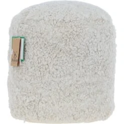 Sheepskin Pouffe Stool Natural: FF-POUFFE -Luxe Style Central fenland sheepskin pouffe stool natural ff pouffe p7539 27357 image