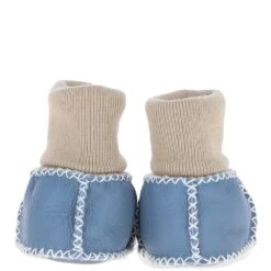 Unisex Kids Sheepskin Booties Baby Blue: Cuties -Luxe Style Central fenland unisex kids sheepskin booties baby blue cuties p5708 20343 image