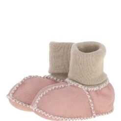 Unisex Kids Sheepskin Booties Baby Pink: Cuties -Luxe Style Central fenland unisex kids sheepskin booties baby pink cuties p5709 20348 image