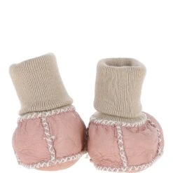Unisex Kids Sheepskin Booties Baby Pink: Cuties -Luxe Style Central fenland unisex kids sheepskin booties baby pink cuties p5709 20350 image