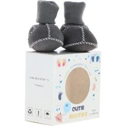 Unisex Kids Sheepskin Booties Grey: Cuties 14 Unisex Kids Sheepskin Booties Grey: Cuties -Luxe Style Central fenland unisex kids sheepskin booties grey cuties p5712 20372 image