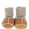 Unisex Kids Sheepskin Booties Lt Tan: Cuties -Luxe Style Central fenland unisex kids sheepskin booties lt tan cuties p5713 20374 image