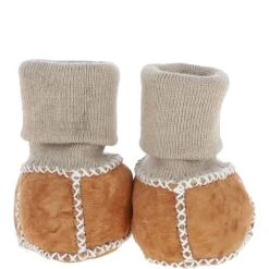 Unisex Kids Sheepskin Booties Lt Tan: Cuties -Luxe Style Central fenland unisex kids sheepskin booties lt tan cuties p5713 20378 image