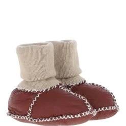 Unisex Kids Sheepskin Booties Maroon: Cuties -Luxe Style Central fenland unisex kids sheepskin booties maroon cuties p5714 20387 image