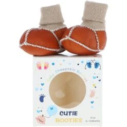 Unisex Kids Sheepskin Booties Mustard: Cuties -Luxe Style Central fenland unisex kids sheepskin booties mustard cuties p5715 20389 image