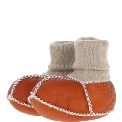 Unisex Kids Sheepskin Booties Mustard: Cuties -Luxe Style Central fenland unisex kids sheepskin booties mustard cuties p5715 20390 image