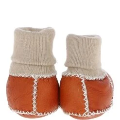 Unisex Kids Sheepskin Booties Mustard: Cuties -Luxe Style Central fenland unisex kids sheepskin booties mustard cuties p5715 20392 image