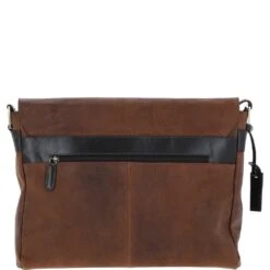 Five Pocket Carry All Leather Messenger Bag Oily Brown : Peter 15 Five Pocket Carry All Leather Messenger Bag Oily Brown : Peter -Luxe Style Central five pocket carry all leather messenger bag oily brown peter p7345 26918 image