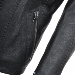 Full Grain Leather Jacket Syh Jumbo Black : Petros -Luxe Style Central full grain leather jacket syh jumbo black petros p1281 6403 image