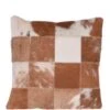 Hair On Hide Square Cushion : Tan Multi -Luxe Style Central hair on hide square cushion tan multi p3376 14888 image