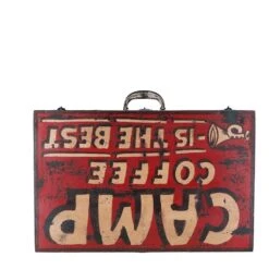 Hand Painted Iron Trunk Coffee: 532-1 -Luxe Style Central hand painted iron trunk coffee 532 1 p6129 21991 image