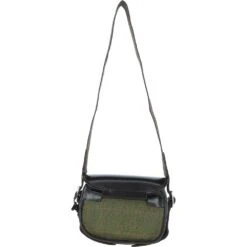 Heritage Handcrafted 100 Capacity Leather & Tweed Cartridge Bag: Madox -Luxe Style Central heritage handcrafted 100 capacity leather tweed cartridge bag madox p6154 22081 image