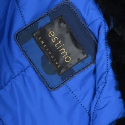 Hooded Raccoon Fur Camouflage Parka Blue/blk: Nemesis -Luxe Style Central hooded raccoon fur camouflage parka blue blk nemesis p1446 6409 image