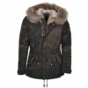 Hooded Raccoon Fur Camouflage Parka Khaki Green : Nemesis 2 Hooded Raccoon Fur Camouflage Parka Khaki Green : Nemesis -Luxe Style Central hooded raccoon fur camouflage parka khaki green nemesis p1444 6410 image