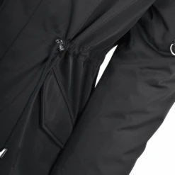 Hooded Raccoon Fur Parka With Removable Fur Trim Lining Black/blk : Roman -Luxe Style Central hooded raccoon fur parka with removable fur trim lining black blk roman p1447 6559 image