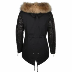 Hooded Racoon Tipped Fur Parka : Thor -Luxe Style Central hooded racoon tipped fur parka thor p1443 6427 image