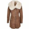Hooded Toscana Coat Brown : Lyonesse -Luxe Style Central hooded toscana coat brown lyonesse p879 3752 image