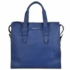 The Bridge Italian Leather Large Work Bag French Blue/ruthenium : 60016 85 4Y NH -Luxe Style Central italian leather large work bag french blue ruthenium 60016 85 4y nh p1179 5094 image