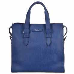 The Bridge Italian Leather Large Work Bag French Blue/ruthenium : 60016 85 4Y NH