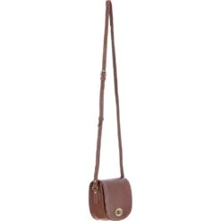 Ladies Michigan Leather Small Flapover Crossbody Bag Cognac: M-70 -Luxe Style Central ladies michigan leather small flapover crossbody bag cognac m 70 p7590 27424 image