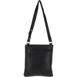 Ladies Michigan Pocket Crossbody Bag Black : M-67 -Luxe Style Central ladies michigan pocket crossbody bag black m 67 p4003 17096 image
