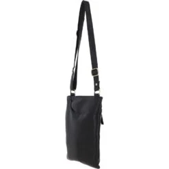 Ladies Michigan Pocket Crossbody Bag Black : M-68 -Luxe Style Central ladies michigan pocket crossbody bag black m 68 p4005 17087 image