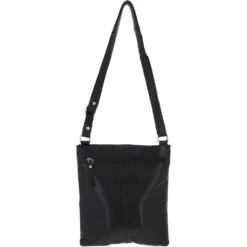 Ladies Michigan Pocket Crossbody Bag Black : M-68 -Luxe Style Central ladies michigan pocket crossbody bag black m 68 p4005 17088 image