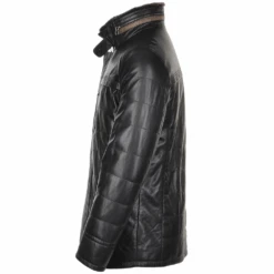 Lambskin Leather And Sheepskin Lined Coat Black : Kensington 8 Lambskin Leather And Sheepskin Lined Coat Black : Kensington -Luxe Style Central lambskin leather and sheepskin lined coat black kensington p1282 6371 image