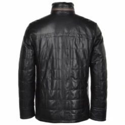 Lambskin Leather And Sheepskin Lined Coat Black : Kensington 9 Lambskin Leather And Sheepskin Lined Coat Black : Kensington -Luxe Style Central lambskin leather and sheepskin lined coat black kensington p1282 6372 image