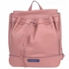The Bridge Large Italian Leather Three Pocket Rucksack Dusty Rose/gold: 40546 85 5F NH -Luxe Style Central large italian leather three pocket rucksack dusty rose gold 40546 85 5f nh p1149 4940 image
