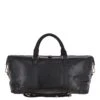 Large Leather Vintage Holdall Black : G-36