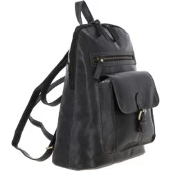 Large Vintage Leather Backpack Grey: G28 -Luxe Style Central large vintage leather backpack grey g28 p5326 19429 image