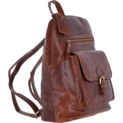 Large Vintage Leather Backpack Honey – G28 -Luxe Style Central large vintage leather backpack honey g28 p3755 16381 image