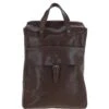 Large Waxy Leather Backpack Brown: Tommy -Luxe Style Central large waxy leather backpack brown tommy p6989 25765 image