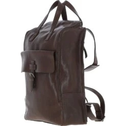 Large Waxy Leather Backpack Brown: Tommy -Luxe Style Central large waxy leather backpack brown tommy p6989 25767 image