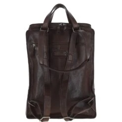 Large Waxy Leather Backpack Brown: Tommy -Luxe Style Central large waxy leather backpack brown tommy p6989 25768 image