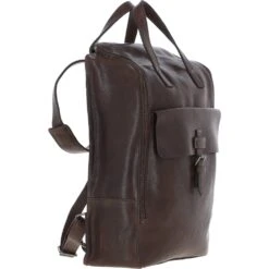 Large Waxy Leather Backpack Brown: Tommy -Luxe Style Central large waxy leather backpack brown tommy p6989 25769 image