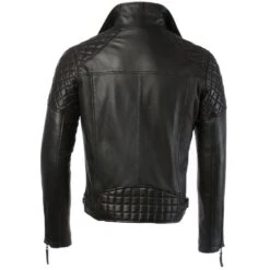 Leather Biker Jacket Black : Soltau 11 Leather Biker Jacket Black : Soltau -Luxe Style Central leather biker jacket black soltau p238 1074 image