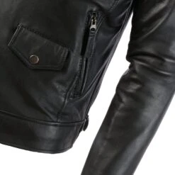 Leather Biker Jacket Black : Soltau 12 Leather Biker Jacket Black : Soltau -Luxe Style Central leather biker jacket black soltau p238 1075 image