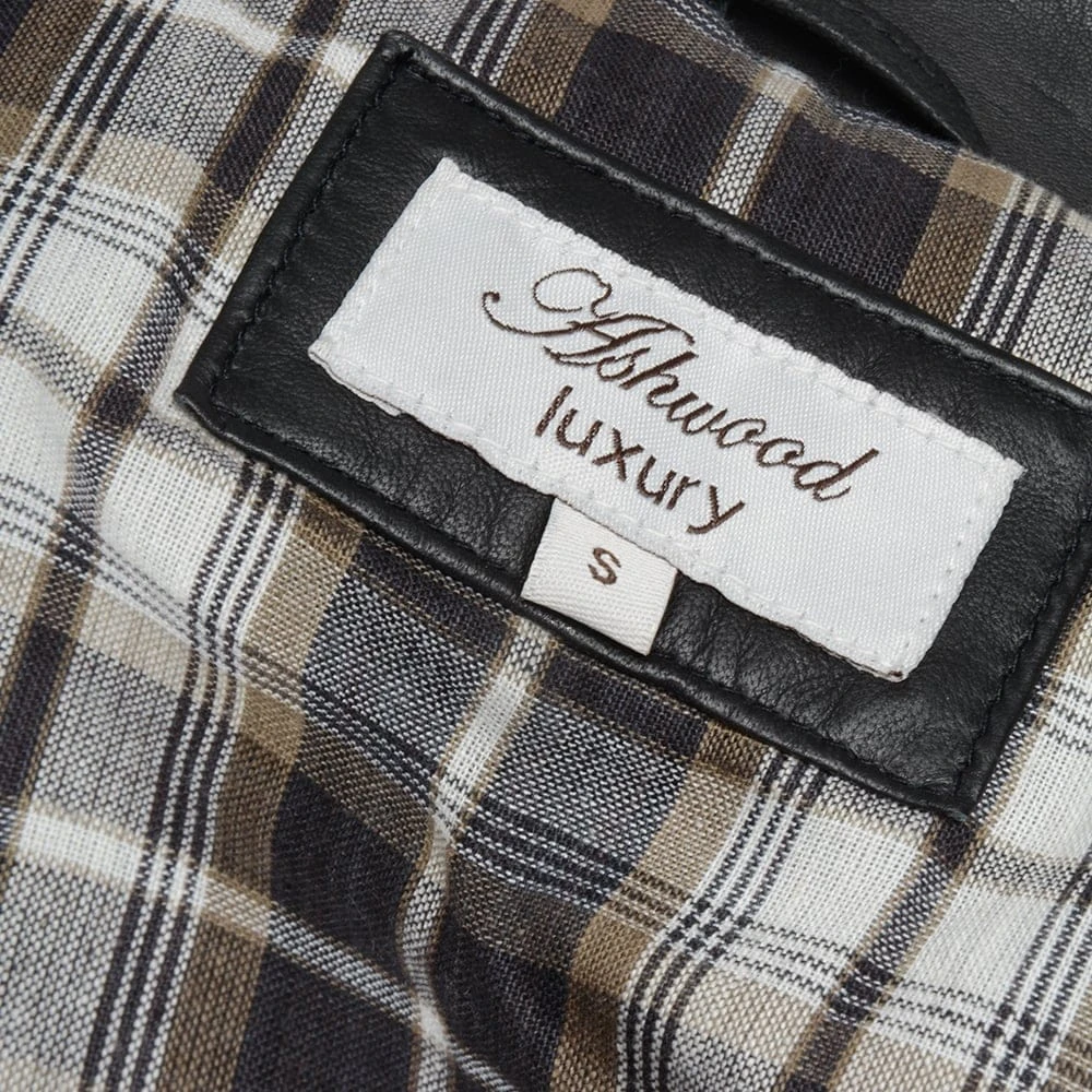 Leather Biker Jacket Black : Soltau 8 Leather Biker Jacket Black : Soltau - Image 6