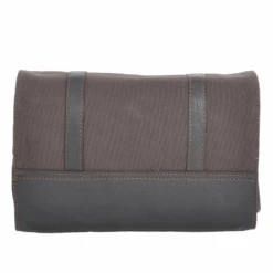 Leather & Canvas Hanging Toiletry Bag Brown/tum : 7010 -Luxe Style Central leather canvas hanging toiletry bag brown tum 7010 p1588 7114 image