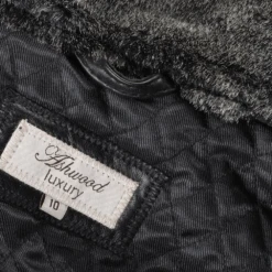 Leather Coat Black/ddy : Jacqueline -Luxe Style Central leather coat black ddy jacqueline p476 1826 image