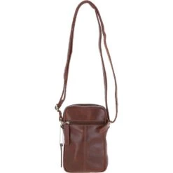Leather Crossbody Smartphone Bag Chestnut: K-41 -Luxe Style Central leather crossbody smartphone bag chestnut k 41 p7320 26864 image